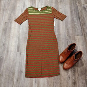 *NWT* LulaRoe Striped Julia Dress